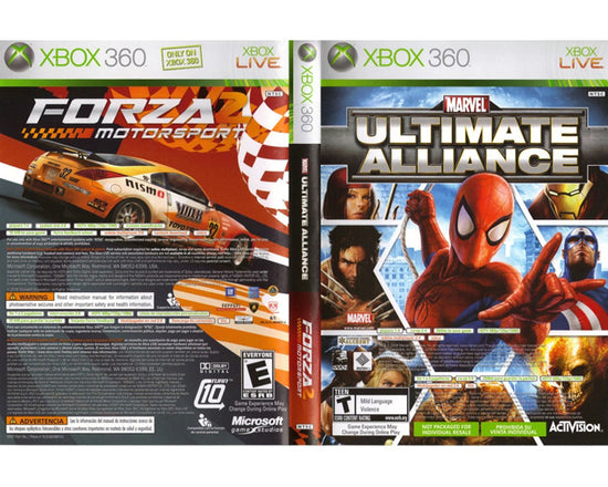 Marvel Ultimate Alliance & Forza Motorsport 2