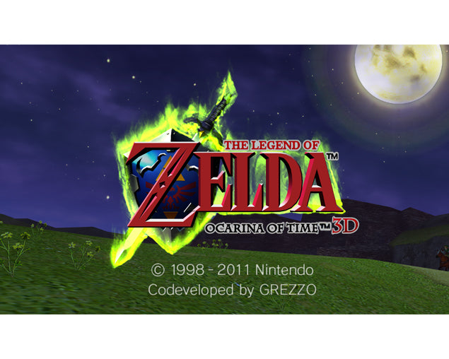The Legend of Zelda Ocarina of Time 3D Nintendo 3DS Japan cartridge only